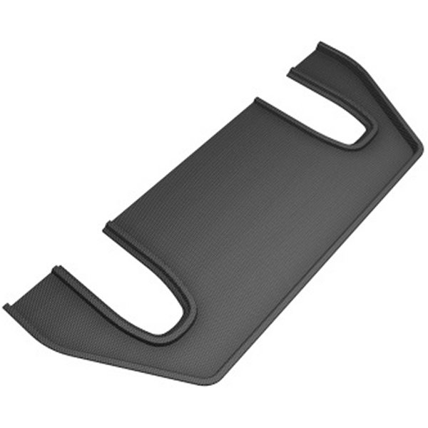 3D MAXpider 2022 Tesla Model X Kagu 3rd Row フロアマット ブラック