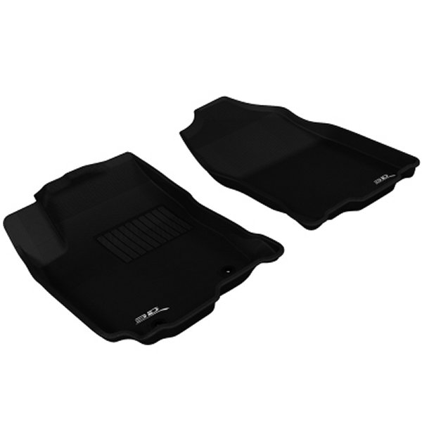 3D MAXpider 13年-18年 トヨタ RAV4/RAV4 Hybrid Kagu 1st Row フロアマット ブラック