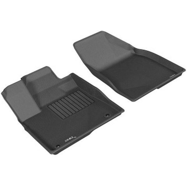 3D MAXpider 14年-19年 トヨタ Highlander Kagu 1st Row フロアマット ブラック