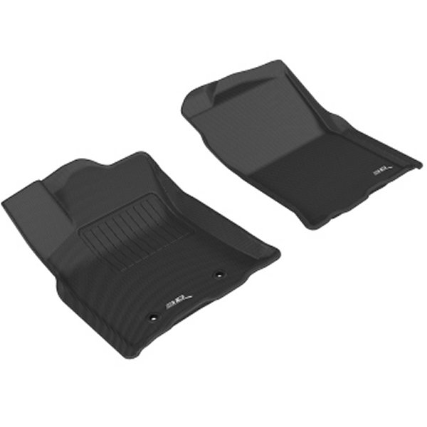 3D MAXpider 16年-17年 トヨタ Tacoma Access Cab/Double Cab Kagu 1st Row フロアマット ブラック