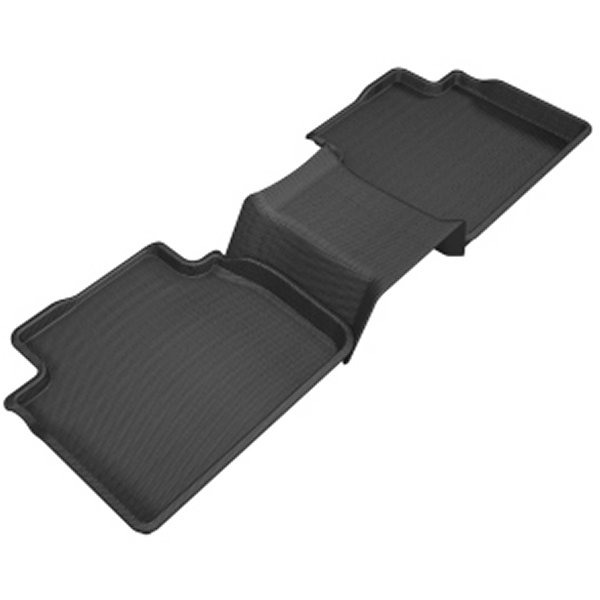 3D MAXpider 18年-20年 トヨタ Camry Kagu 2nd Row フロアマット ブラック