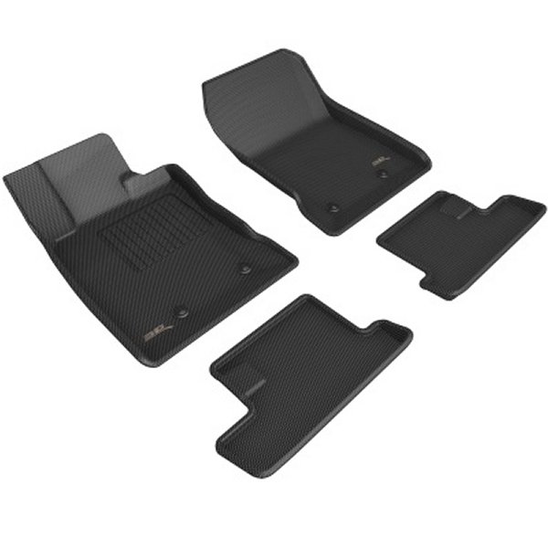 3D MAXpider 2022 トヨタ GR86 Kagu 1st & 2nd Row フロアマット ブラック