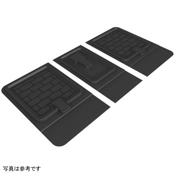 3D MAXpider 20-23 Tesla Model Y 2nd Row Seatback Protector Kagu Cargo Liner ブラック