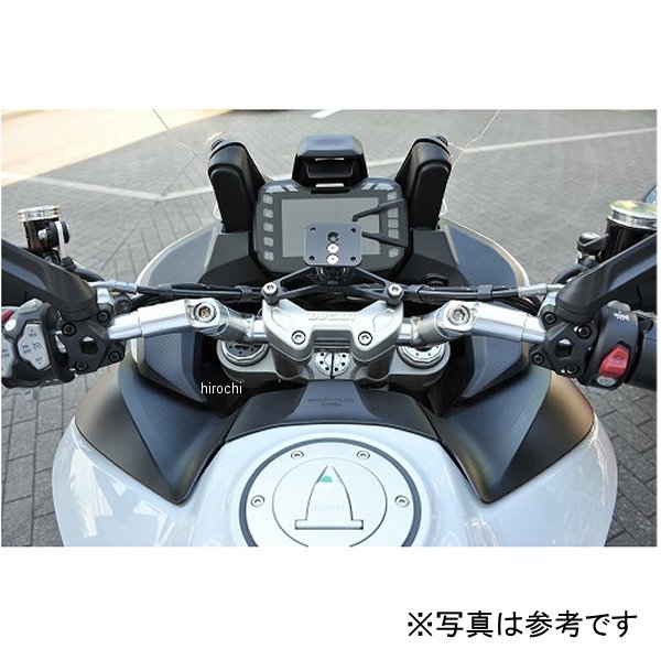可変アルミハンドルバー ドゥカティ ムルティストラーダ1200DVT 黒