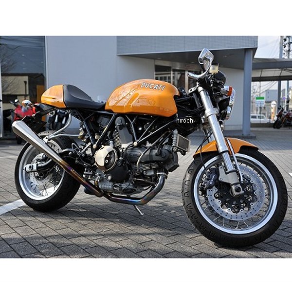 2x2フルエキゾースト 06年 ドゥカティ ポールスマート1000LE 車検対応 チタン