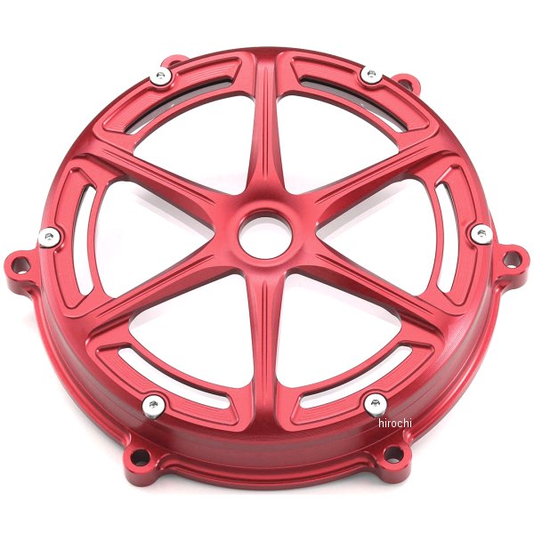 クリアクラッチカバー ドゥカティ パニガーレV4 赤