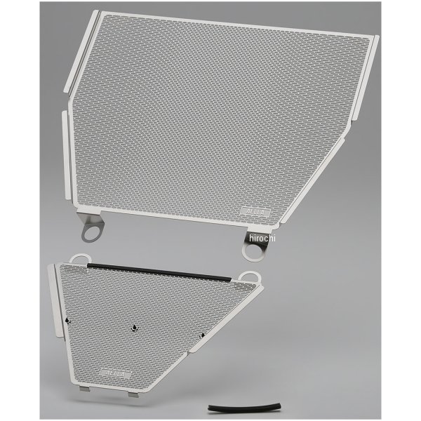 ラジエター＆オイルクーラーガードセット ドゥカティ スーパーバイクパニガーレV4 シルバー