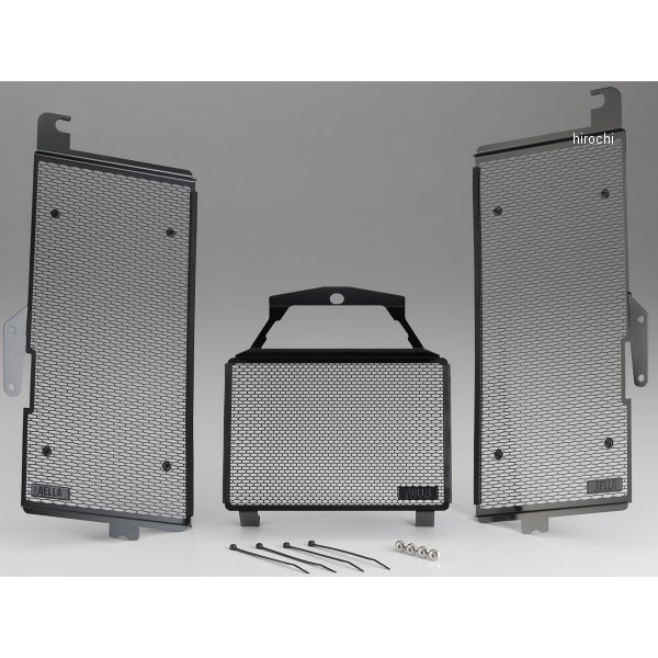 ラジエター＆オイルプロテクターセット ドゥカティ ムルティストラーダV4 黒