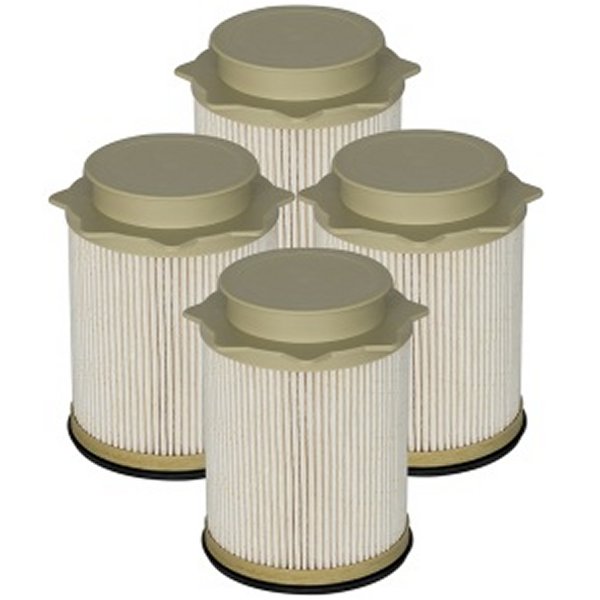 ProGuard D2 フューエルフィルター (4 Pack) 10-16 Dodge RAM Diesel Trucks 6.7L (td)