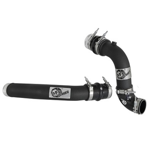 Bladerunner 3in Hot and Cold Side ブラック インタークーラー Tubes 2017 フォード Diesel Trucks V8 6.7L (td)