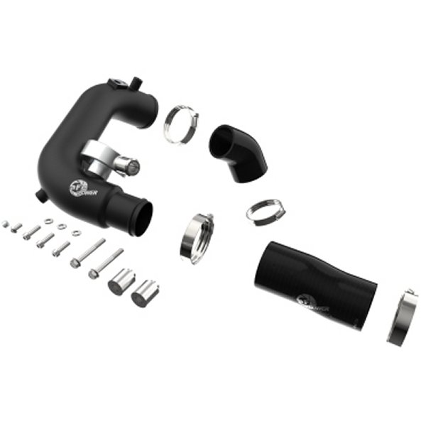 BladeRunner 2 1/2in インタークーラー Hot Side Charge Pipe 18-21 Jeep ラングラー JL L4-2.0L (t) ブラック