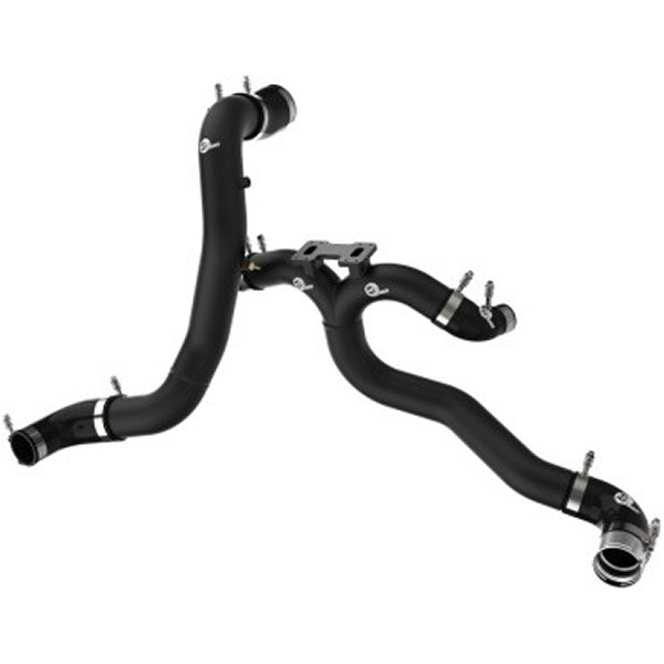 AFE 18-22 Kia Stinger V6-3.3L BladeRunner Alum Hot/Cold Charge Pipe Kit Black