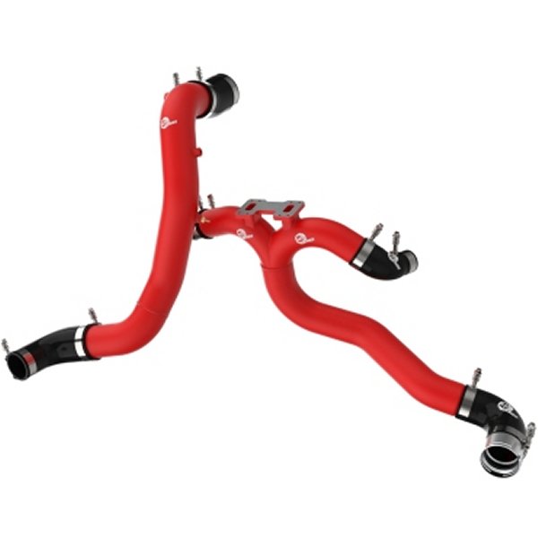 AFE 18-21 Kia Stinger V6-3.3L BladeRunner Alum Hot/Cold Charge Pipe Kit Red