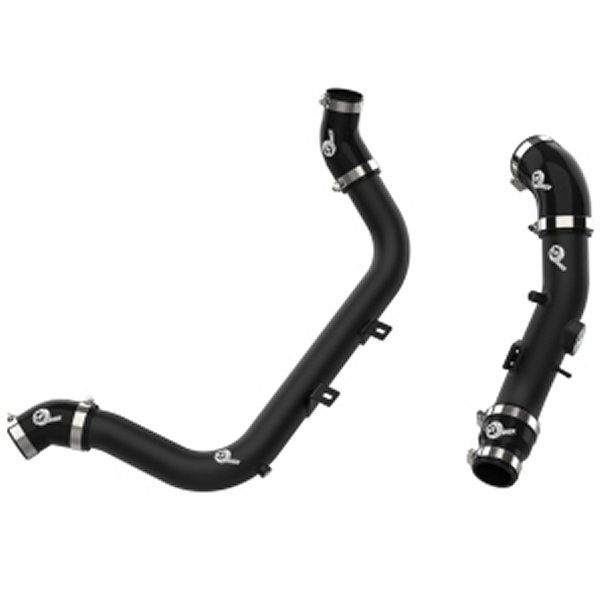 BladeRunner Aluminum Hot and Cold Charge Pipe Kit ブラック 17-20 ヒュンダイ Elantra GT L4-1.6L (t)