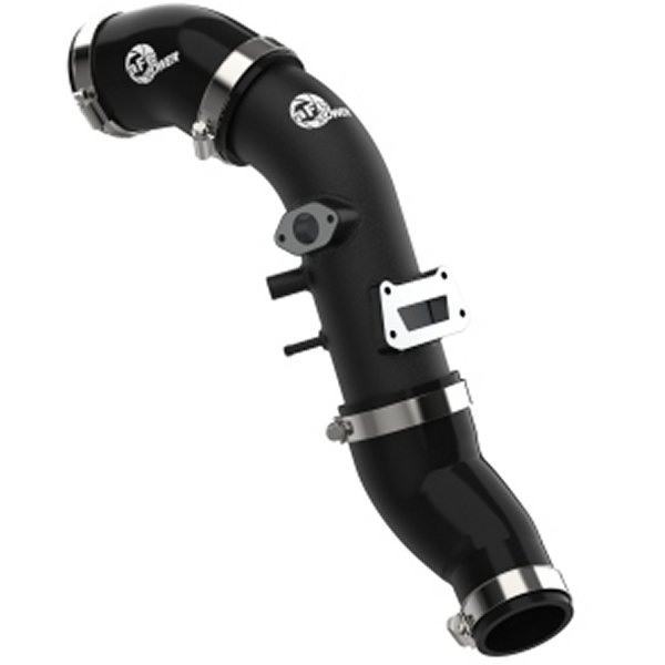 19-22 ヒュンダイ Veloster N L4 2.0L (t) BladeRunner 2-3/4in Aluminum Cold Charge Pipe ブラック