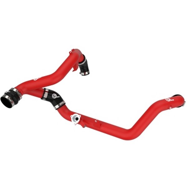 Bladerunner 2-1/4 IN Aluminum Hot Charge Pipe ブラック 20-23 フォード Explorer/Explorer ST レッド