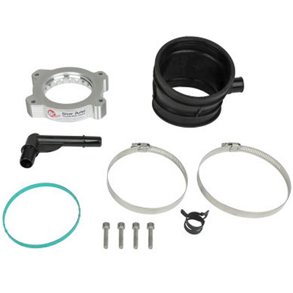 20年 Vette C8 Silver Bullet Aluminum スロットルボディ Spacer Works w/ Factory インテーク Only - Silver