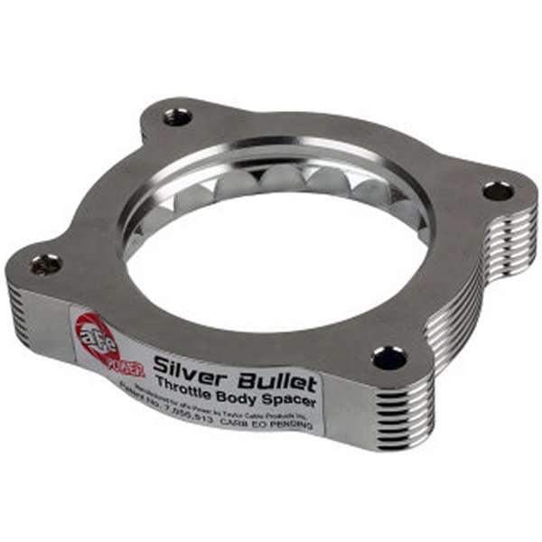 02-09 シボレー Trailblazer/ 02-09 GMC Envoy L6 4.2L Silver Bullet スロットルボディ Spacer - Silver
