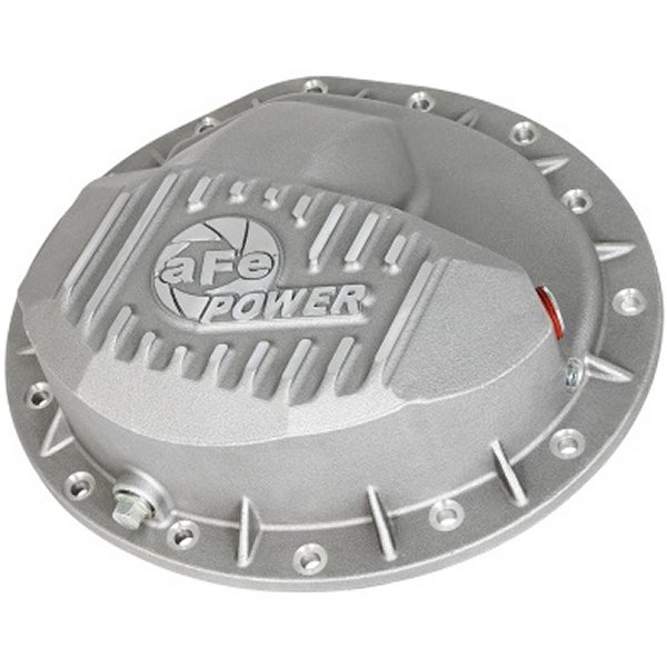 afe フロント デファレンシャル Cover (Raw; Street Series); Dodge Diesel Trucks 03-12 L6-5.9/6.7L (td)