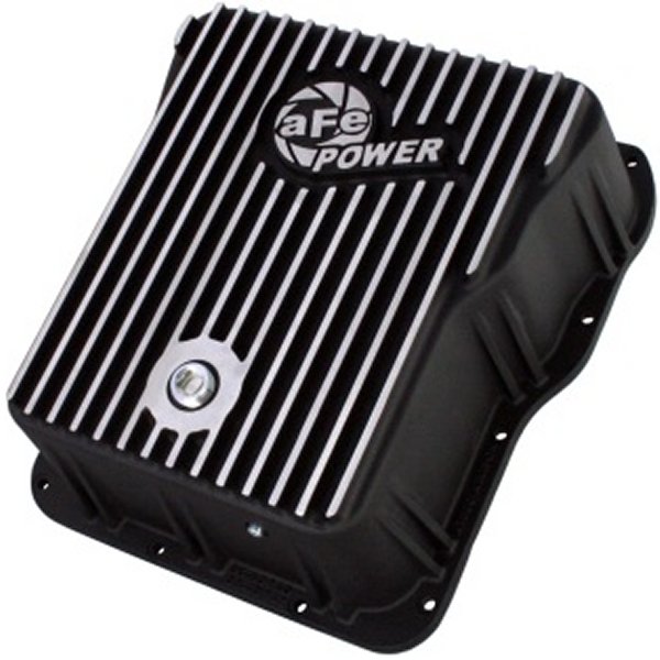 Power Cover Trans Pan Machined Trans Pan GM Diesel Trucks 01-12 V8-6.6L Machined