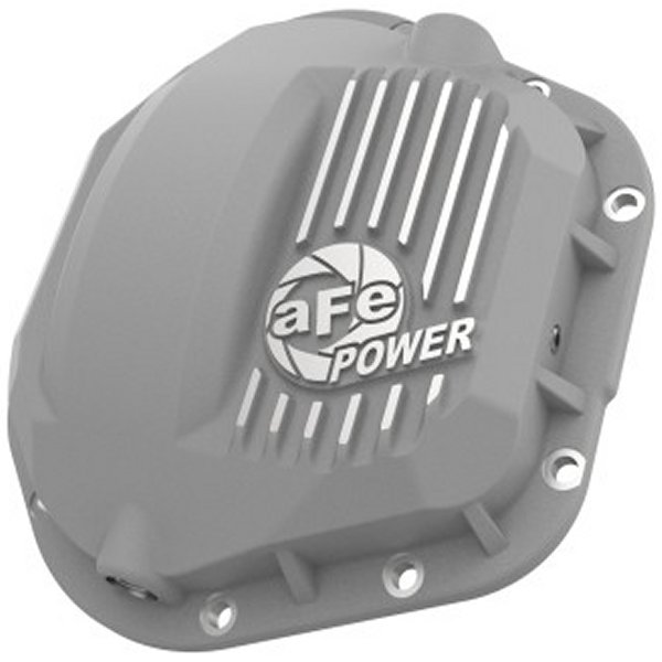 afe フロント デファレンシャル Cover (Raw; Street Series); フォード Diesel Trucks 94.5-14 V8-7.3/6.0/6.4/6.7L