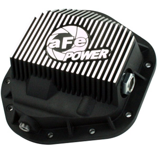 Power フロント デファレンシャル Cover 5/94-12 フォード Diesel Trucks V8 7.3/6.0/6.4/6.7L (td) Machined Fins