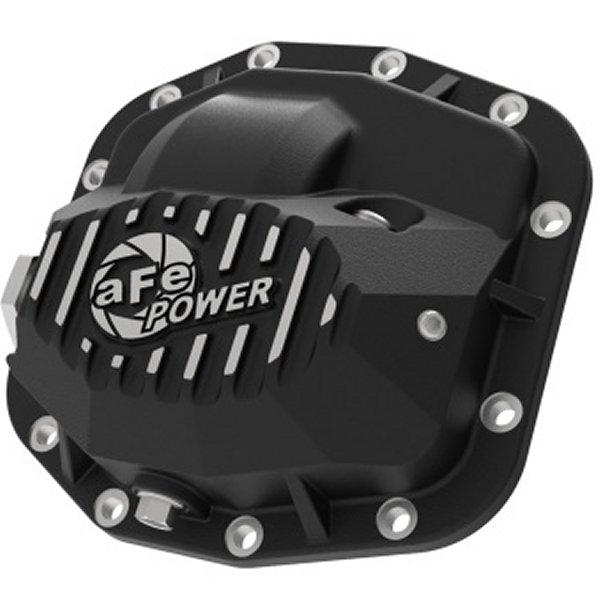 Proシリーズ フロント デファレンシャル Cover ブラック 2018+ Jeep ラングラー (JL) V6 3.6L (Dana M186)