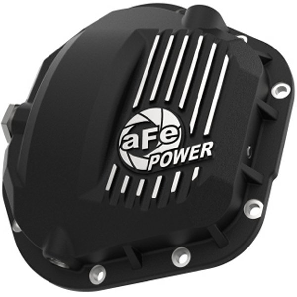 Proシリーズ Dana 60 フロント デファレンシャル Cover ブラック w/ Machined Fins 17-20 フォード Trucks (Dana 60)