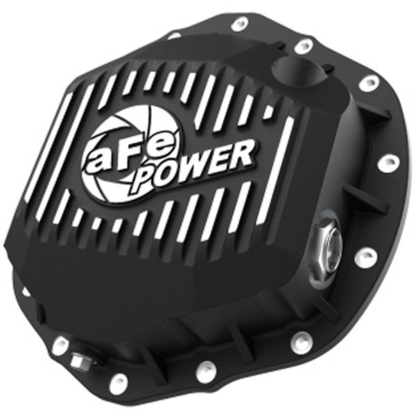 20年 シボレー Silverado 2500 HD リアデファレンシャル Cover ブラック ; Proシリーズ w/ Machined Fins