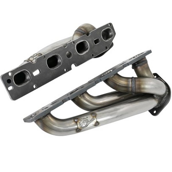 Power Twisted Steel 304SS Shorty Header 09-18 Dodge Challenger / Charger V8-5.7L