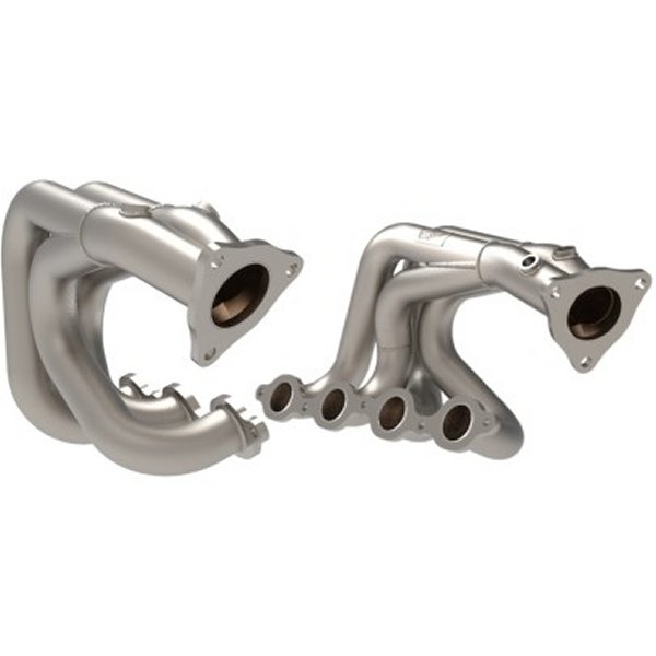 Twisted 304SS Header 20年 Chevy コルベット (C8) 6.2L V8 - Titanium Ceramic Coated