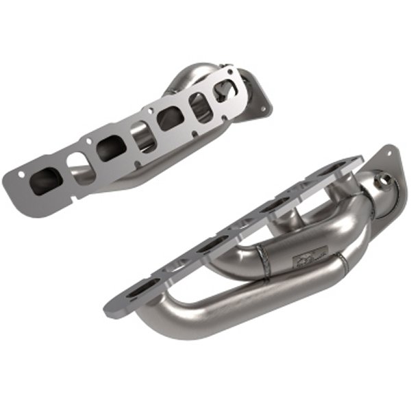 21年-22年 Jeep ラングラー 392 Twisted Steel Header 1-7/8 IN to 2-3/4 IN 304 w/ Raw Finish