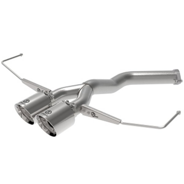 Takeda 3in-2.5in 304 SS Axle-Back Exhaust w/Polished Tip 19-20 ヒュンダイ Veloster I4-1.6L(t)