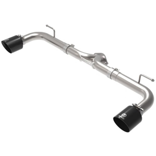 Takeda 2-1/2in 304 SS Axle-Back Exhaust w/ ブラック Tip 14-18 マツダ 3 L4 2.0L/2.5L
