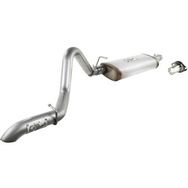 MACHForce XP Exhausts Cat-Back SS-409 EXH Jeep ラングラー TJ 97年-06年 I6-4.0L HT - 2.5 In.