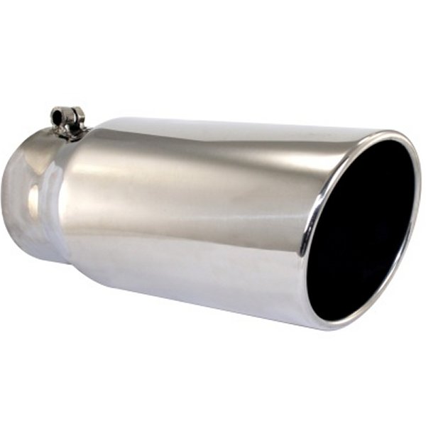 MACHForce XP Exhausts Tips SS-304 EXH Tip 4x5x12L Direct Bolt-On (pol)