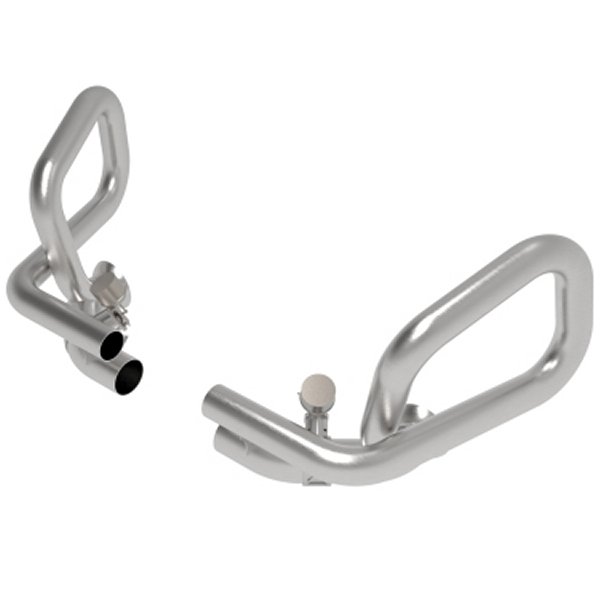 14-19 ポルシェ 911 H6-3.8/4.0L GT3 MACH Force-Xp 304 ステンレススチール Primary Muffler Delete Pipe