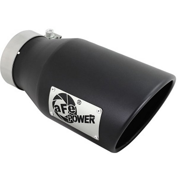 Diesel Exhaust Tip Bolt On ブラック 4in Inlex x 6in Outlet x 12in