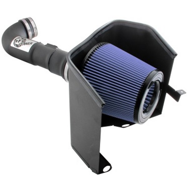 Cold エアインテーク Stage-2 Powder-Coated Tube w/ Pro 5R Media 11-13 ニッサン Titan V8 5.6L