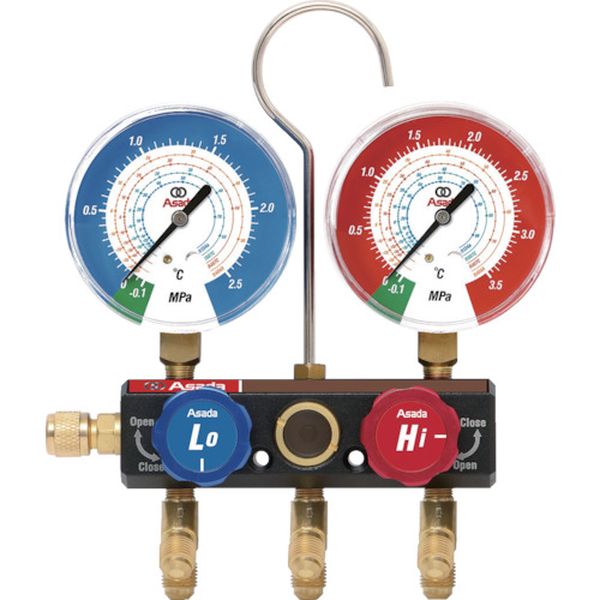 R407C、R404A、R507A、R134aADマニホールドキット