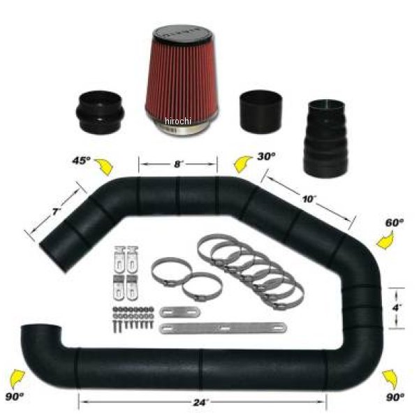 Airaid U-Build-It Universal 3.5in マスターキット I w/700-452 (6in) フィルター