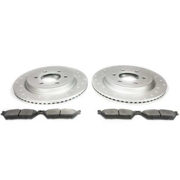 19-20 Raptor/ 18年-20年 F-150 リア Pad and Rotor Kit (Use with Stock キャリパーs) w/ Elect Park Brake