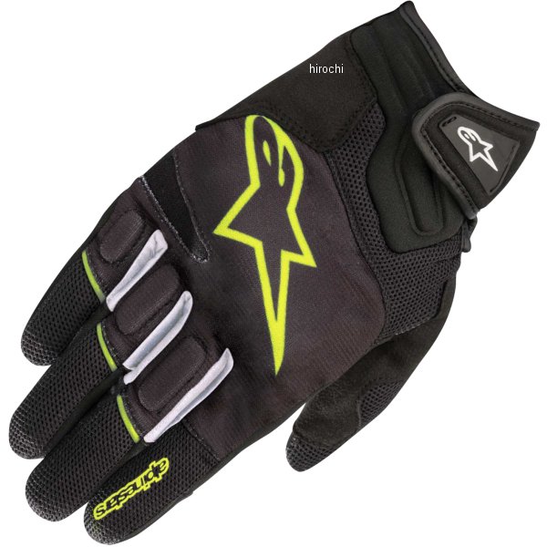 春夏モデル グローブ ATOM 黒/蛍光イエロー