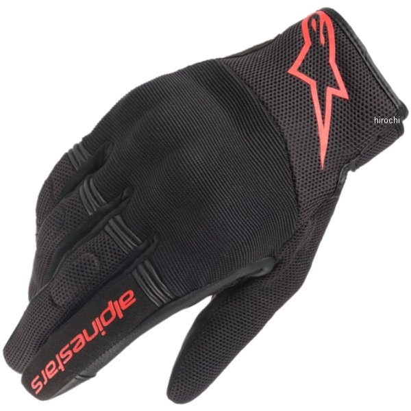 グローブ COPPER 黒/蛍光赤