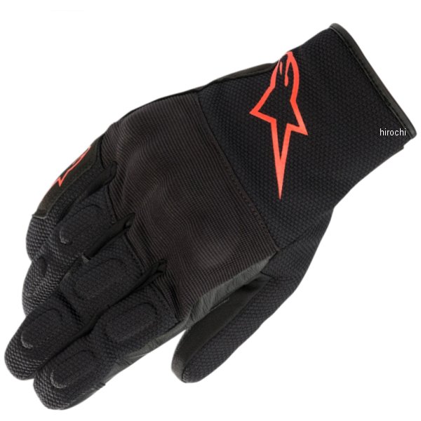 春夏モデル グローブ S-MAX DRYSTAR GLOVE 黒/蛍光赤