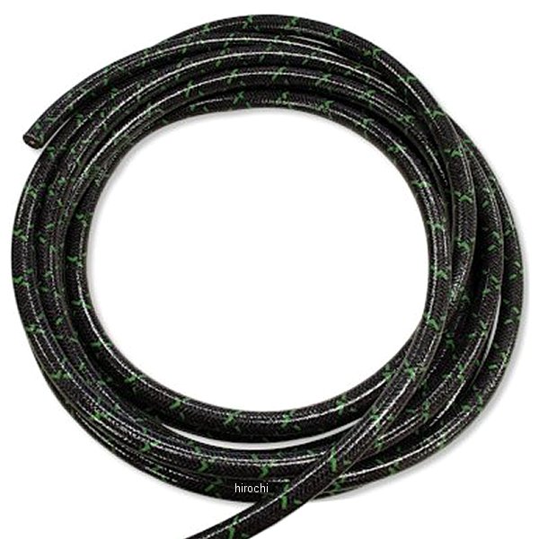 ビンテージスタイルプラグコード 黒/緑 汎用