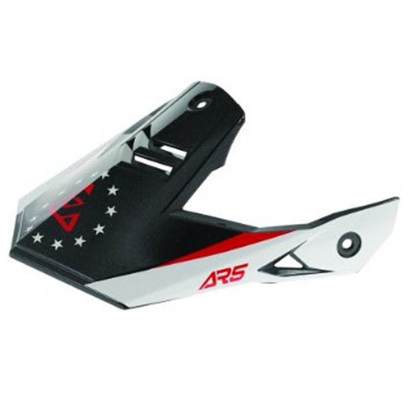 AR5 Rally Visor レッド/ブラック