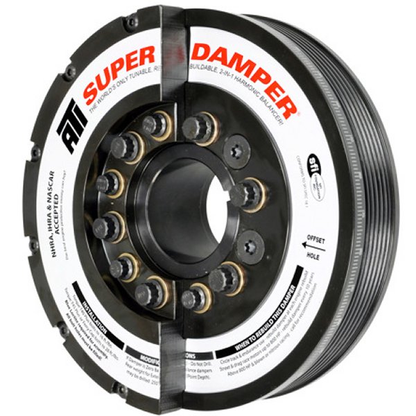 Damper - 7.425in - Steel - 6 Grv - Duramax - 11+ - LML & LGH - Ext Bal - Diesel - 3 Ring