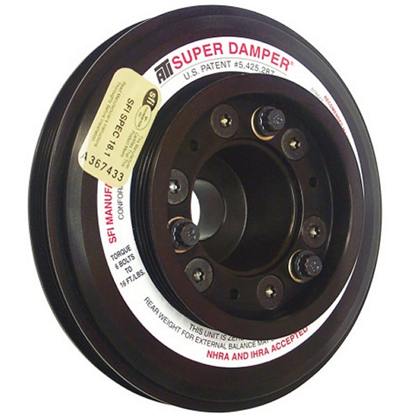 Damper - 7.45in - Alum - (3) 4 Grv - ニッサン RB26 R32 - 1000 HP - 2 Ring - 1Pc