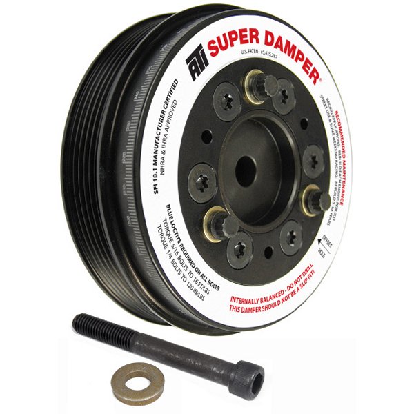 Damper - 5.74in - Alum - 6 Grv - Mini Cooper S - 1.6L - 2 Percent OD - 1Pc